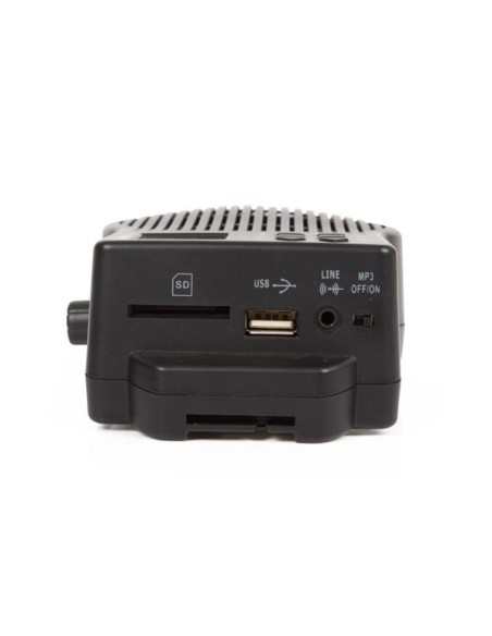 MOBIELE SPRAAKVERSTERKER MET USB/SD en FM-RADIO