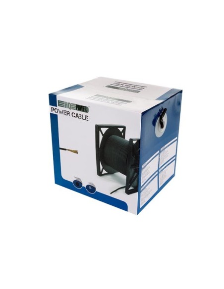 POWER CABLE - TRANSPARENT BLACK - 100 m