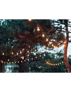 LED-FEESTSLINGER - 10 x E27-FITTING - ZONDER LAMPEN - 5 m 2