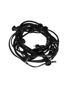 LED PARTY LIGHT CHAIN - 20 E27 SOCKETS - NO BULBS - 10 m