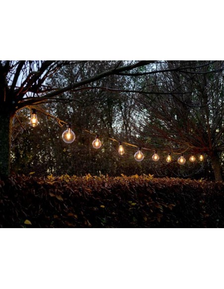 GUIRLANDE DE FÊTE À LED - 50 x DOUILLE E27 - SANS AMPOULES - 25 m