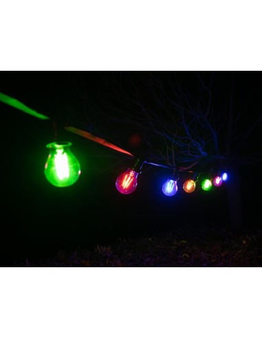 LED PARTY-LICHTERKETTE - 50 x E27-FASSUNG -...