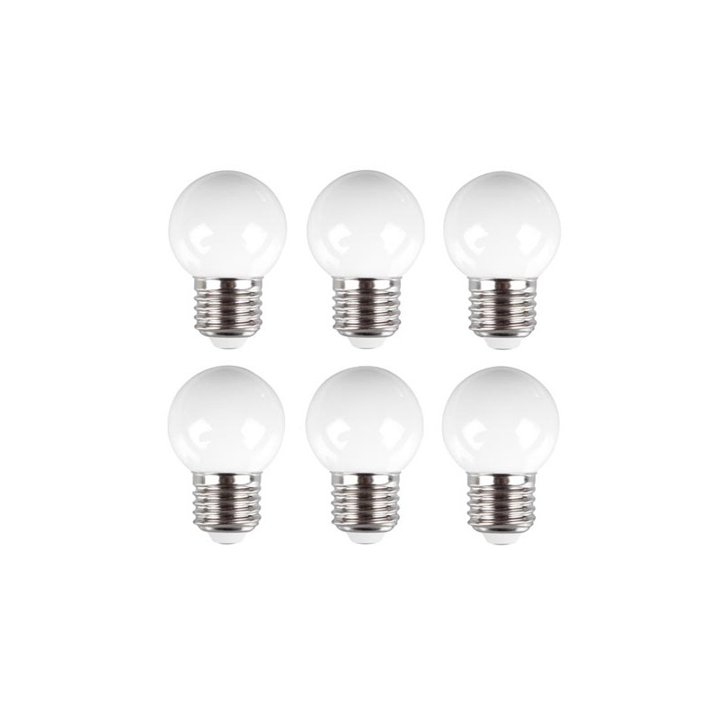 Bombillas LED - Color blanco - 6 uds.