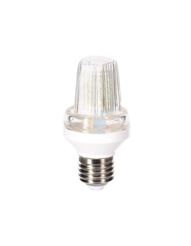 MINI LÁMPARA LED ESTROBOSCÓPICA - CASQUILLO E27 - 3 W - COLOR BLANCO