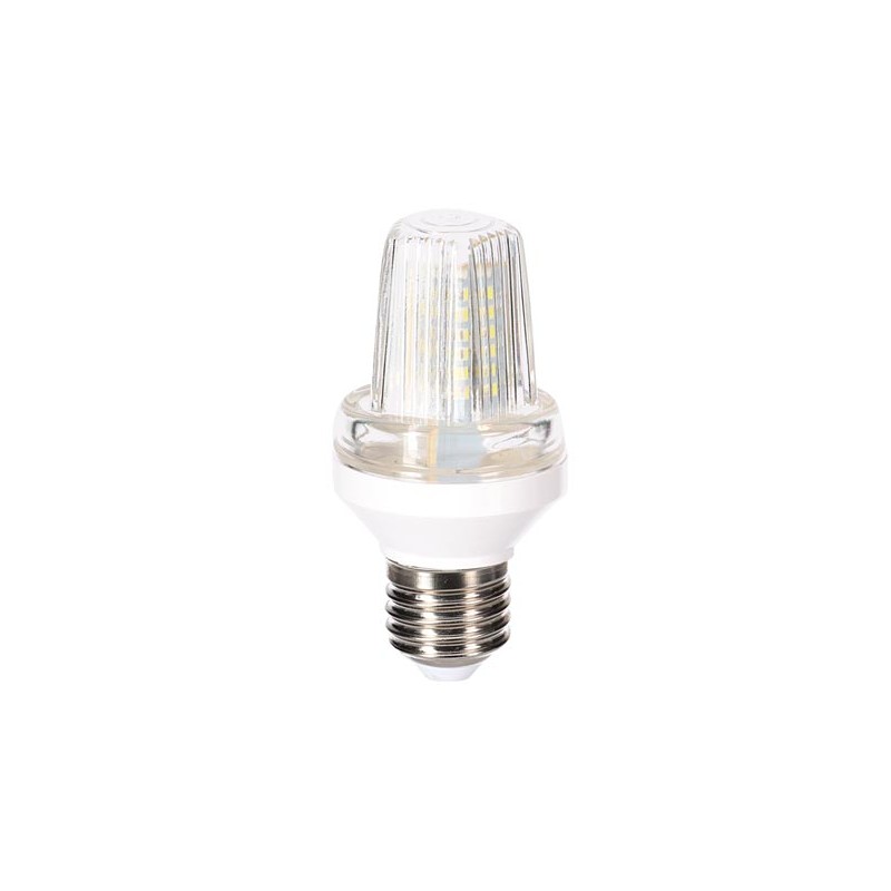 MINI LED STROBE LAMP - E27 SOCKET - 3 W - WHITE