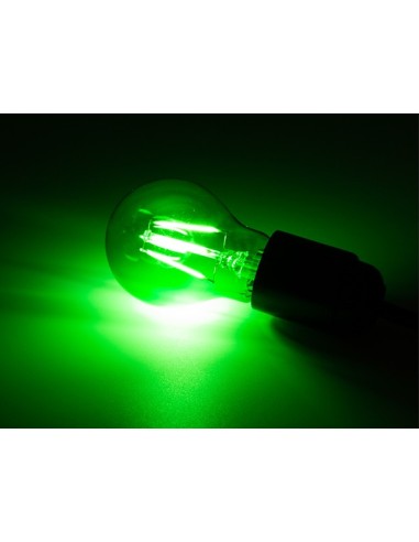 SET LED-GLOEILAMPEN - A60 - GEKLEURD GLAS - 4...