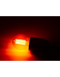 SET LED-GLOEILAMPEN - G45 - GEKLEURD GLAS - 4 st. - ROOD... 2