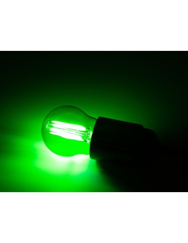 FILAMENT LIGHT BULB SET - G45 - COLOURED GLASS...
