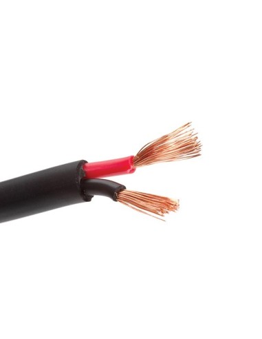 PROFESSIONELE LUIDSPREKERKABEL - ZWART - 2 x...