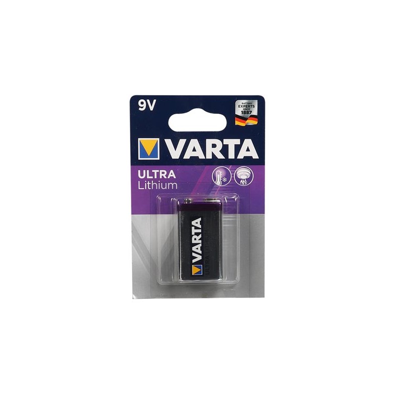 LITHIUM E-BLOCK 9V PROFESSIONNELLE - VARTA (1 pc/blister)
