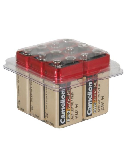 ALCALINE E-BLOCK 9V-500mAh (6 pcs/boîte)