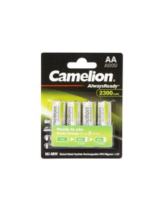 NiMH AA/R6 1.2V-2300mAh (4/carte) 'ALWAYSREADY™'