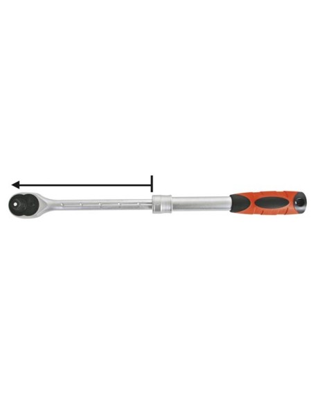 1/2" EXTENDABLE RATCHET HANDLE - 72T