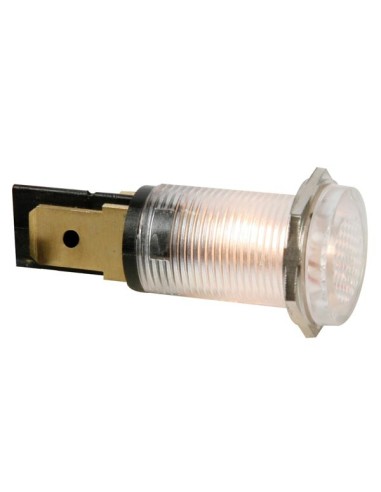 KONTROLL-LAMPE - RUND - TRANSPARENT - 12 V - 14 mm