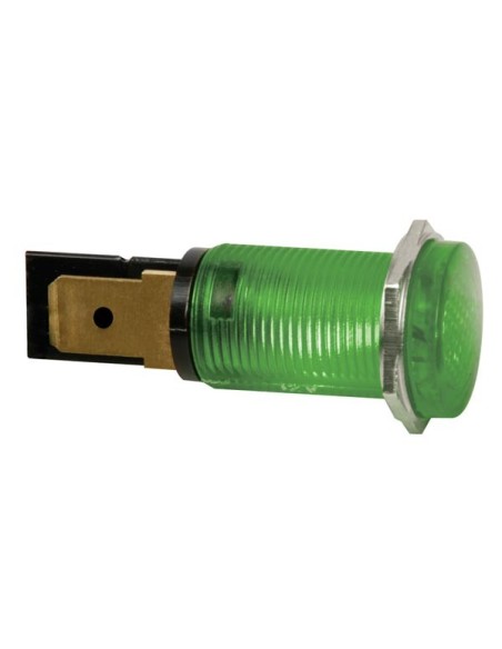 VOYANT ROND 14mm 12V VERT