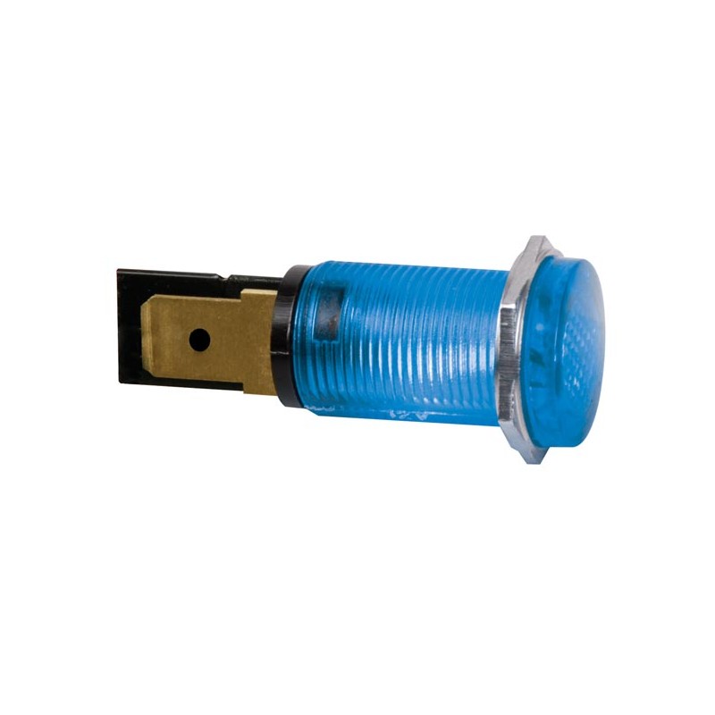 ROUND 14mm PANEL CONTROL LAMP 220V BLUE