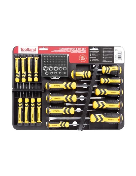 SCHRAUBENDREHER- & BITSET - 60-tlg.