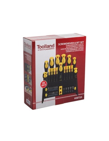 SCHRAUBENDREHER- & BITSET - 39-tlg.