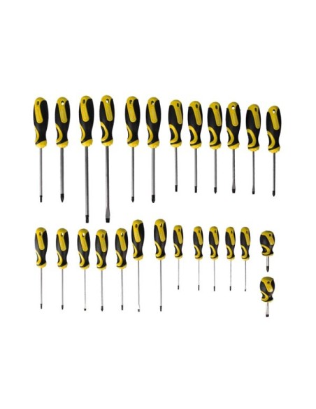 SCHRAUBENDREHER-SET MIT HALTERUNG - 26-tlg.