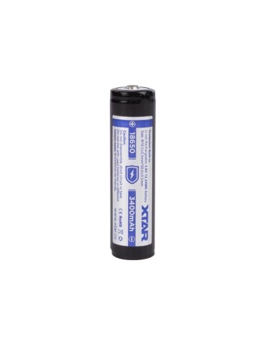 XTAR LITHIUM-ION 3.6 V - 3500 mAh - 18650 - RECHARGEABLE ROUND CELL