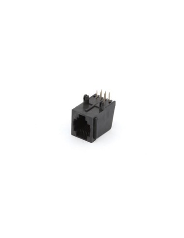 MODULAIRE CONNECTORS RJ12 6P6C VOOR PCB, HAAKS