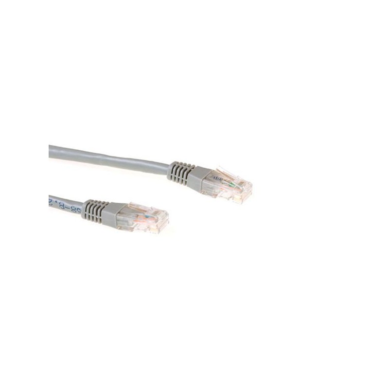 EWENT - U/UTP NETWORK PATCH CABLE / 5 m / GREY / M-M