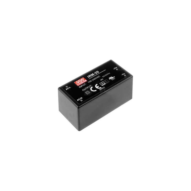 MEAN WELL - 20 W SINGLE OUTPUT ENCAPSULATED TYPE - 12 V