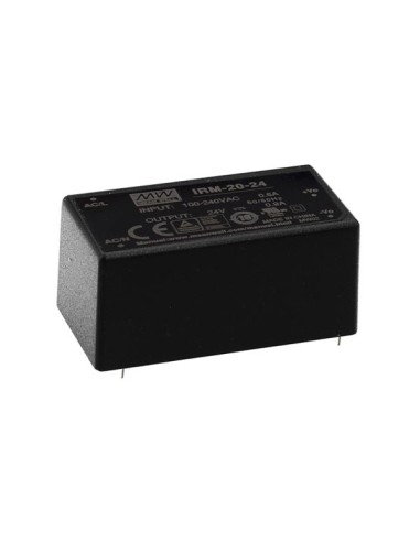 MEAN WELL - 20 W SINGLE OUTPUT ENCAPSULATED TYPE - 24 V