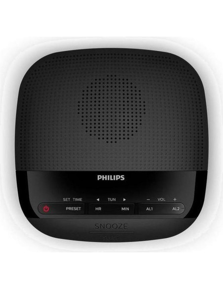 Philips TAR-3205/12 Radio portable Horloge Numérique Noir