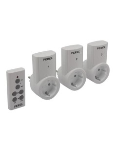 SET STOPCONTACTEN MET AFSTANDSBEDIENING (3 STOPCONTACTEN...
