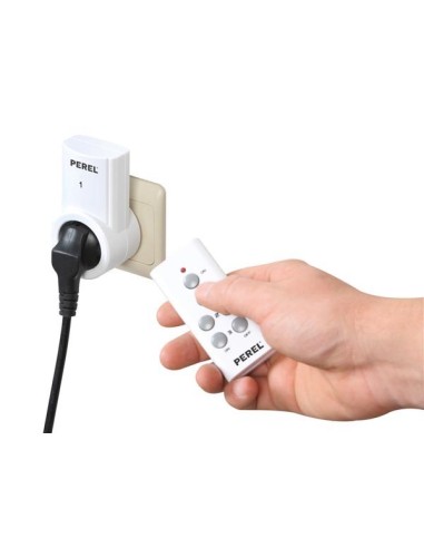 JEU DE PRISES AVEC TÉLÉCOMMANDE (3 PRISES +...