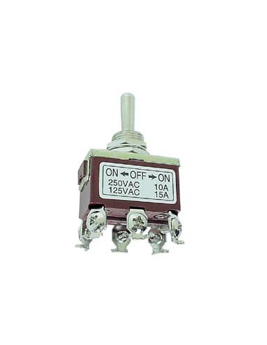 INTERRUPTOR DE PALANCA MAXI DPDT ON-ON 10A/250V