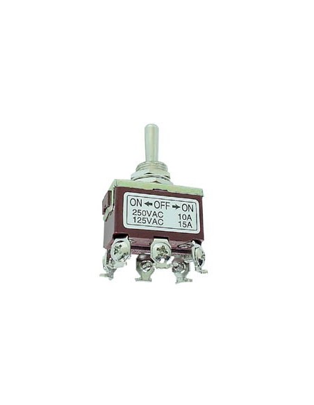 KIPPSCHALTER - MAXI - DPDT EIN-EIN 10A/250V