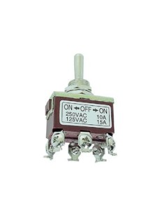KIPPSCHALTER - MAXI - DPDT (EIN)-AUS-(EIN) 10A/250V