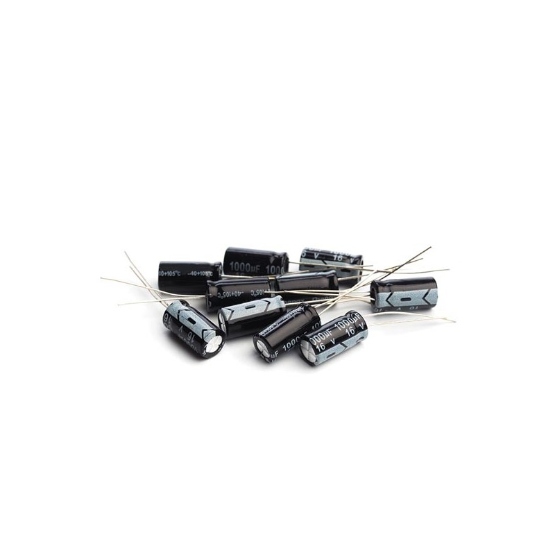 ELECTROLYTIC CAPACITOR SET - 120 PCS - 1µF TO 1000µF
