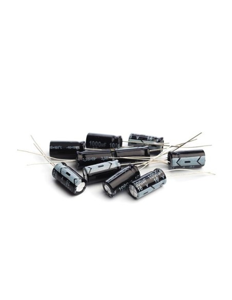 ELECTROLYTIC CAPACITOR SET - 120 PCS - 1µF TO 1000µF