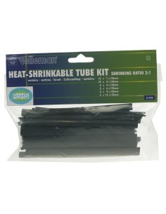 HEAT-SHRINKABLE TUBE KIT - 40pcs- BLACK