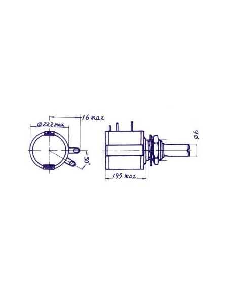 LOW-COST 10 TURN POTMETER 1K