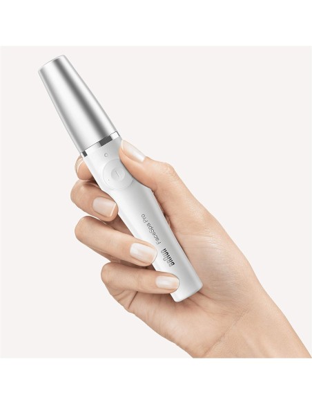 Braun FaceSpa Pro 910 Épilateur avec capuchon argenté Blanc-argenté