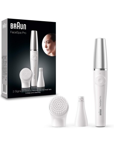 Braun FaceSpa Pro 910 Épilateur avec capuchon...