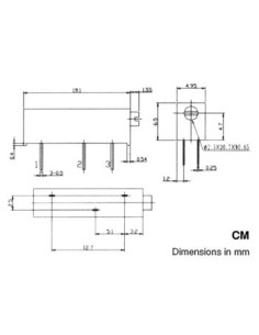 CERMET TRIMMER MULTI-TURN 100K 2