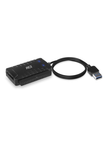 Adaptateur USB 3.2 Gen1 vers IDE + SATA avec alimentation électrique