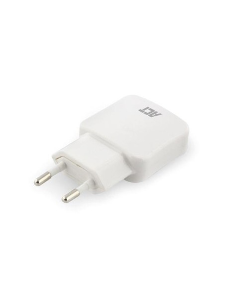 Chargeur USB 110-240 V 2 ports smart charging 2.1 A blanc