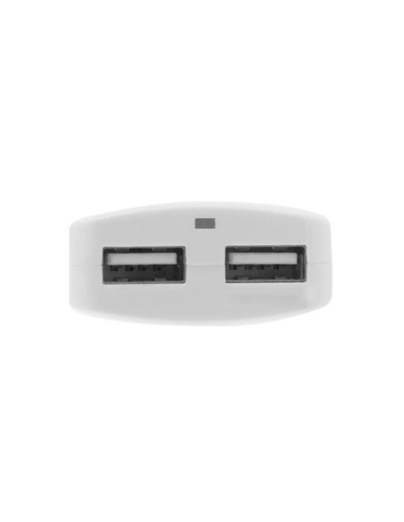 USB-Ladegerät 110-240 V 2 Port smart charging 2.1 A weiß
