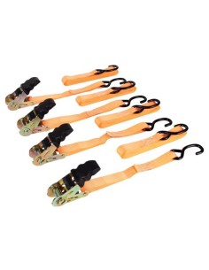 RATCHET TIE-DOWN 500 kg - 25 mm x 5 m - 4 pcs