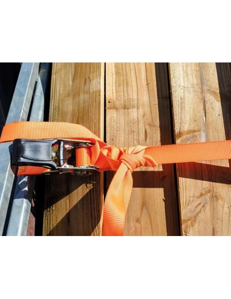 RATCHET TIE-DOWN 500 kg - 25 mm x 5 m - 4 pcs