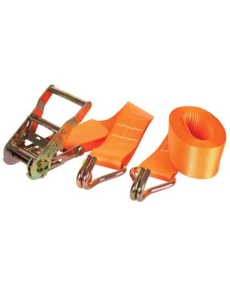 RATELSPANBAND + HAKEN - 1000 kg - 4.5 m X 50 mm