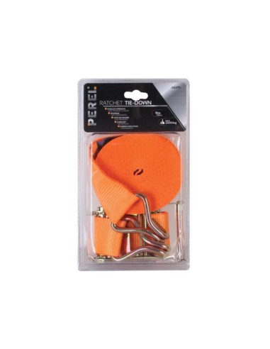 RATCHET TIE-DOWN WITH HOOKS - max. 1000 kg - 9...