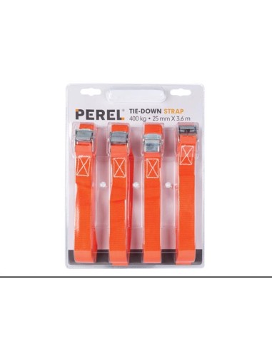 SANGLE D'ARRIMAGE 200 kg - 3.6 m x 25 mm - 4 pcs