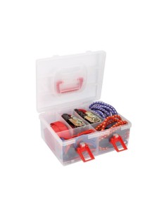 SET MET RATELSPANBANDEN EN SPANELASTIEKEN - 20 st. 2